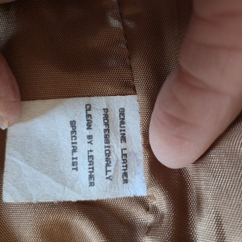 Double D Ranch Yoakum Texas Tan Leather Jacket with Fringe - Picture 5 of 5